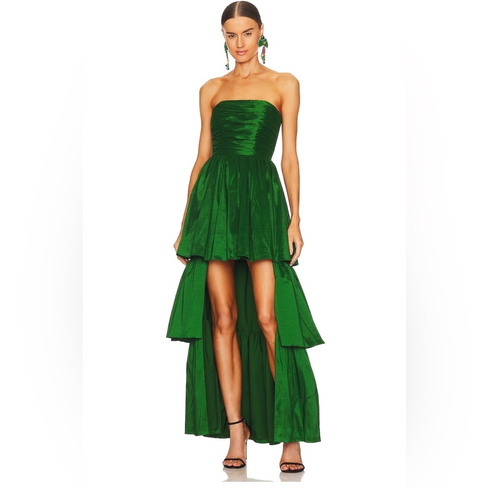 Michie Maxi Dress in Emerald Green